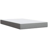  Krevet s oprugama i madracem svjetlosivi 120x190 cm od tkanine | shoptok.hr