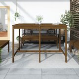  Vrtni stol boja meda 159,5 x 82,5 x 110 cm od masivne borovine | shoptok.hr