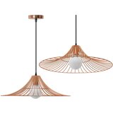Toolight stropna viseća svjetiljka ravno okrugla loft ružičasto zlato APP483-1CP | shoptok.hr
