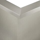 Zid za zadržavanje 50 x 50 x 50 cm Nehrđajući čelik Srebrna - Nehrđajući čelik 50 x 50 x 50 cm 1 x 270° kut | shoptok.hr