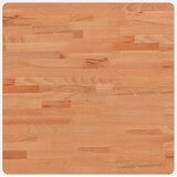 Stolna ploča 60 x 60 x 2,5 četvrtasta od masivne bukovine | shoptok.hr