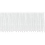 vidaXL Čipkasta Zavesa z zavesami Bela 140 x 600 cm Poliester, (5000149013) | Shoptok.si