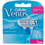 Gillette Venus Close & Clean nadomestne britvice 8 ks za ženske | Shoptok.si