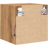 vidaXL TV zidni ormarić s LED svjetlima Artisan hrast 30x28,5x30 cm | shoptok.hr