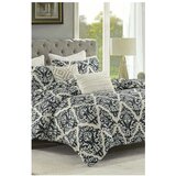 Mila Home Crna/bež posteljina za bračni krevet/za produženi krevet od renforce pamuka s uključenom plahtom/4-dijelna 200x220 cm Damask – | shoptok.hr