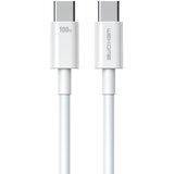 WEKOME WDC-182 Kabl 3.1 USB tip C M/M 1m, za Superbrzo punjenje 100W/480Mbps, beli | Eponuda.com