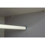 MID.YOU Omara Z Drsnimi Vrati Level 36a, Bela, B. Hrasta, Ogledalo | Shoptok.si