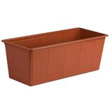 Plastična žardinjera (Vanjska dimenzija (D x Š x V): 40 x 17 x 14 cm, Terakota) Cijene