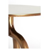Light & Living Stakleni okrugao stolić za kavu u brončanoj boji/bež ø 65 cm Mello – | shoptok.hr