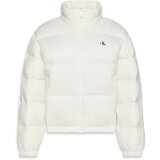 Calvin Klein Jeans Prehodna jakna 'ESSENTIAL' bela | Shoptok.si