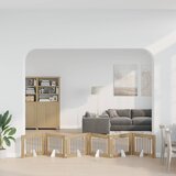  Vrata za pse s postoljem 6 pcs Hrast artisan 80 x 60 cm | Eponuda.ba