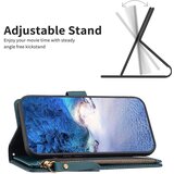 INORCO BF Style-19 za Google Pixel 7a, odporna proti prahu, etui za telefon iz PU usnja, stojalo za denarnico, prevleka iz lupine z zadrgo, (22034064) | Shoptok.si