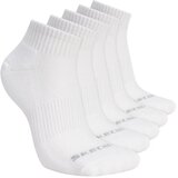 Skechers Športne nogavice 5pk Unisex 1/2 Terry Qtr Crew Bela | Shoptok.si