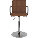 vidaXL Jedilni stol rjavo blago, (20940095) | Shoptok.si