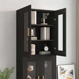 vidaXL Viseći zidni ormarić crni 69,5 x 34 x 90 cm | shoptok.hr
