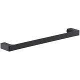 zidna vešalica za peškire pirenei 6,6x45 cm mat crna