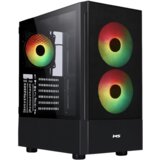  Kućište MS FIGHTER V350 gaming / ATX/MATX/IT / 3x 120mm ARGB / 12 mjeseci | Eponuda.ba