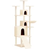  Mačje drevo s praskalniki iz sisala krem 175 cm, (20796945) | Shoptok.si