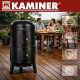 Kaminer vrtni roštilj s poklopcem 44x80x42 cm (BBQ na drveni ugljen, prijenosni) | Shoptok.si