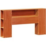 Krevet s regalom za knjige bez madraca 140 x 190 cm od borovine | Eponuda.com