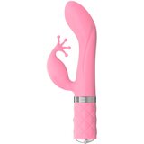 Pillow Talk Kinky - polnilni vibrator za točko G z dvema morotoma (roza) | Shoptok.si
