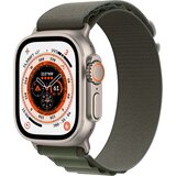 Apple Medium-Apple Watch Ultra Cellular, 49mm Titanium Case with Green Alpine Loop Cene