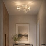  Plafonski luster MALENA 3xE14/5W/230V bela/prozirna | Eponuda.com