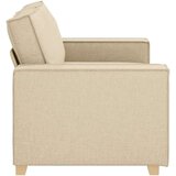 vidaXL Dvosjed Kauč Krem 120 cm Tkanina | shoptok.hr