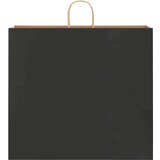  Papirnate vrećice 250 kom s ručkama crne 54x15x49 cm | shoptok.hr