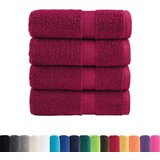 Premium ručnici za pranje SOLUND 4 kom. bordo 30x30 cm 600 g/m² | Shoptok.si