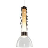  LED luster na sajli LUCCO LED/13W/230V, prečnik 15 cm, zadimljeno staklo | Eponuda.com