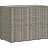  Vrtni ormarić za pohranu sivi 100 x 55,5 x 80 cm od poliratana | Eponuda.com