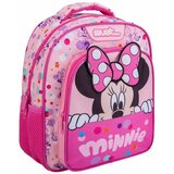 Luna Luna: Minnie miška zaobljen dvoprekatni šolski nahrbtnik 27x10x31cm | Shoptok.si