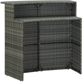  4-dijelni vrtni barski set s jastucima sivi | shoptok.hr