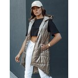 DStreet Kamizelka damska pikowana MERIS kamelowa | Shoptok.si
