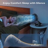 PRIMEVOLVE Rotacijski polnilni USB ventilator z daljincem | Shoptok.si