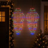  Božićni vrh svjetla 2 kom. 640 LED lampica Višebojno | shoptok.hr