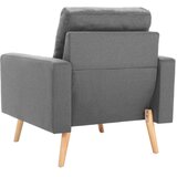  2-dijelni set sofa od tkanine svjetlosivi | Eponuda.ba