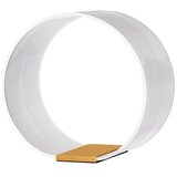 Nova Luce LED stolna lampa aluminijska s mogućnosti zatamnjivanja u zlatnoj boji sa sjenilom od akrilnog stakla (visina 28 cm) Valentin – Cijene