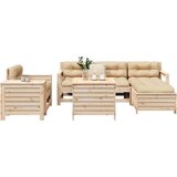  7-dijelni set vrtnih sofa od masivne borovine Cijene