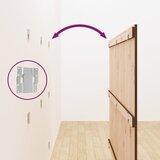  Zidno uzglavlje boja meda 166x3x110 cm masivna borovina | shoptok.hr