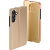 AVIZAR Mirror ovitek za Galaxy S26 s Smart View oknom in stojalom, Zlata, (5000274229) | Shoptok.si