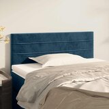  Uzglavlje tamnoplavo 80 x 5 x 78/88 cm baršunasto | Eponuda.com