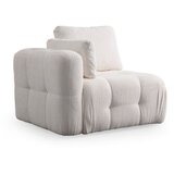 Atelier Del Sofa amaris 2 seater with pouffe white ugaona sofa | ePonuda.com