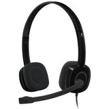 Logitech žične naglavne slušalke z mikrofonom H151 981-000589 Cene