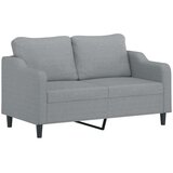  3-dijelni set sofa s jastucima svjetlosivi od tkanine | shoptok.hr