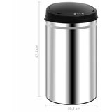  Automatska kanta sa senzorom 40 L od nehrđajućeg čelika | shoptok.hr