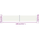  Uvlačiva bočna tenda krem 220 x 1200 cm | shoptok.hr