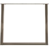  Noge za blagovaonski stol U-oblik 2 kom Prirodni čelik 100 x (72-73) cm Čelik | shoptok.hr