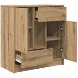  Komoda s ladicama i vratima artisan hrast 70,5x34x74,5 cm | shoptok.hr